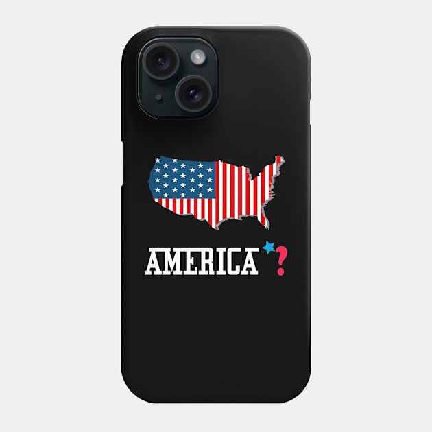 America ? Phone Case by ARTA-ARTS-DESIGNS