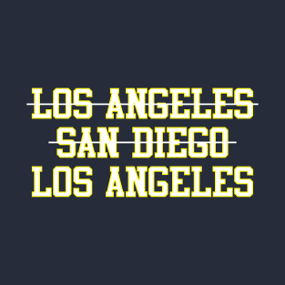 Los Angeles San Diego Los Angeles Football T-Shirt