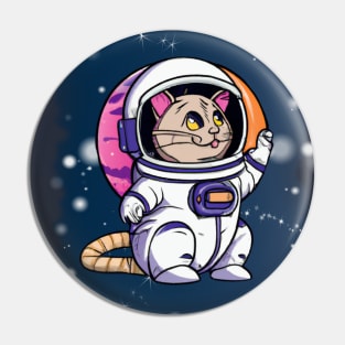 Astronaut Cat Pin