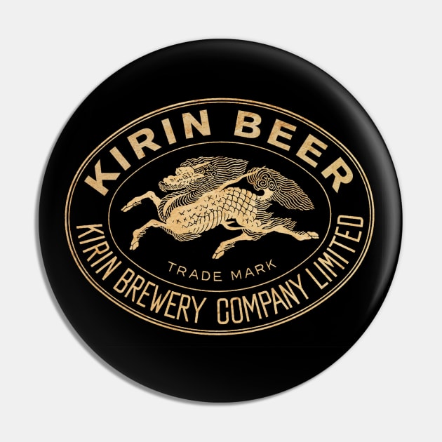 Vintage Kirin Beer 1 Pin by Buck Tee