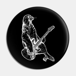 SEEMBO Sea Lion Playing Guitar Guitarist Musician Music Band Pin