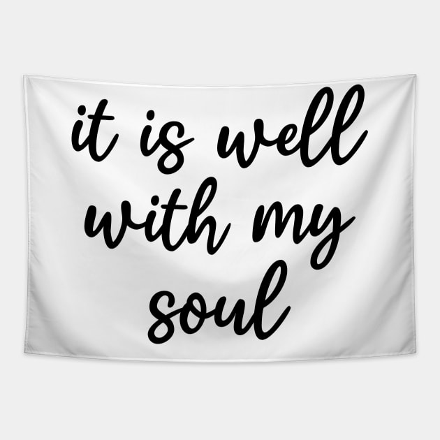 It is well with my soul Tapestry by liviala