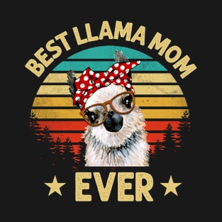 Best Llama Mom Ever T-Shirt