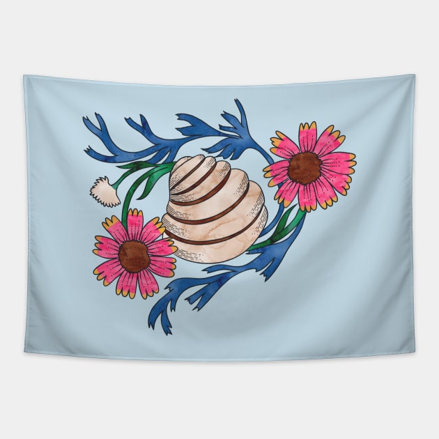 Pawleys Island Shell Tapestry by Tamara Lance