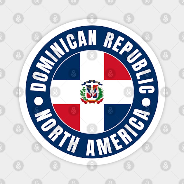 Dominican Republic Magnet by footballomatic