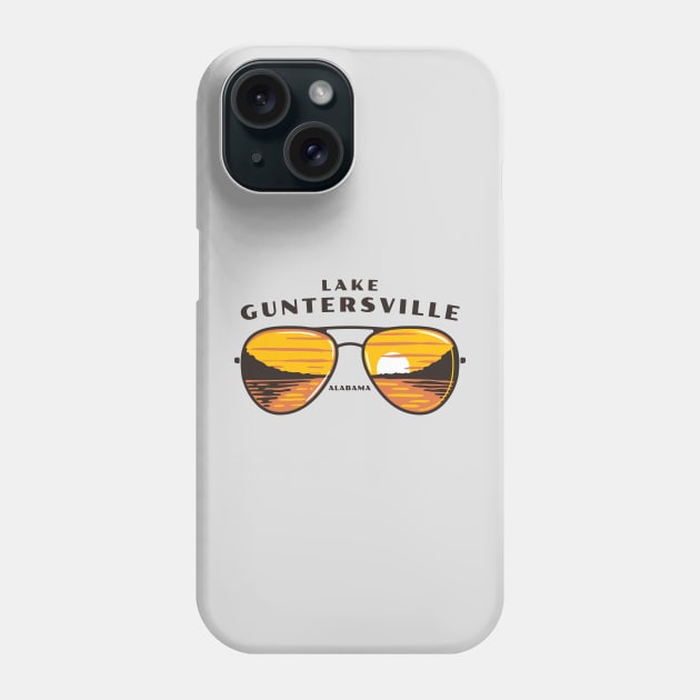 Lake Guntersville Sunglasses • Shades Phone Case by Alabama Lake Life