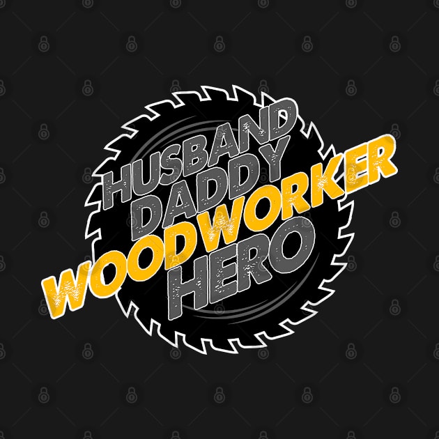 Husband. Daddy. Woodworker. Hero. by Randomart