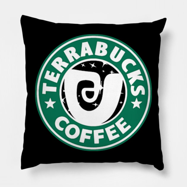 Terrabucks Coffee - Starfield Pillow by ArcaNexus