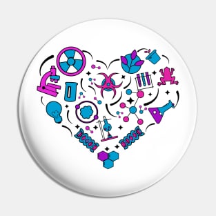 Love Biology Pin