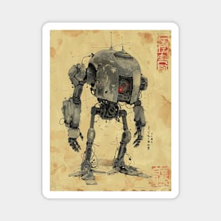 Vintage Japanese Protocol droid Magnet