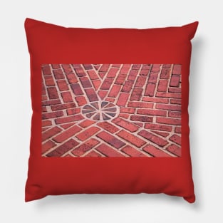 Pattern in Brick Pillow
