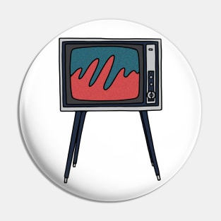 Old Fashioned Television Pin