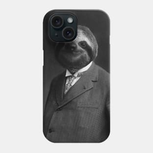 Gentleman Sloth 8# - Print / Home Decor / Wall Art / Poster / Gift / Birthday / Sloth Lover Gift / Animal print Canvas Print Phone Case