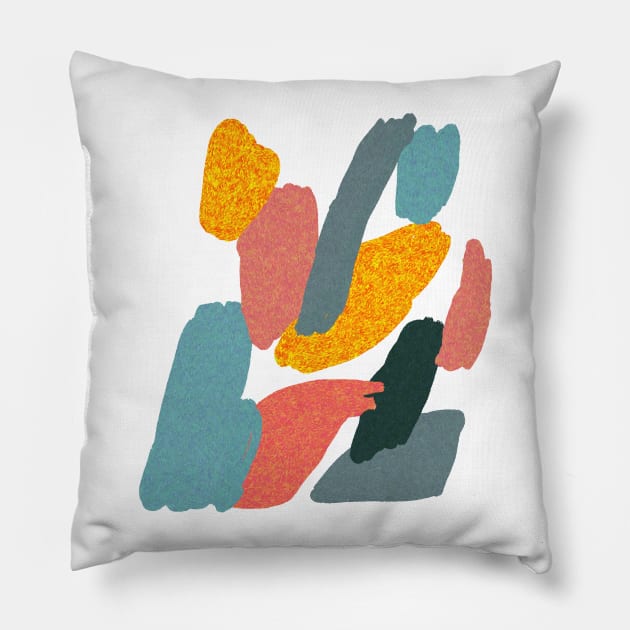 Abstraction #19 Pillow by juliealex