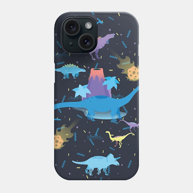 Funky Dinos Phone Case by BadOdds