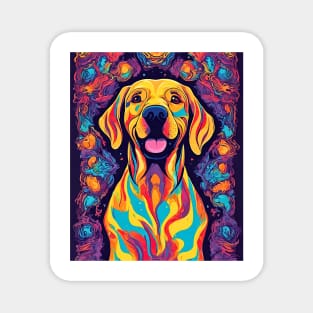 Groovy Labrador Retriever Magnet