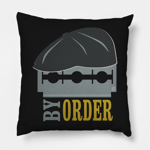 Newsboy Razor Order Pillow by eyevoodoo