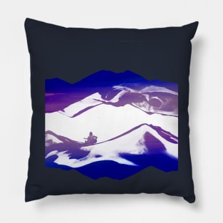 Purple Song of isolation Pillow