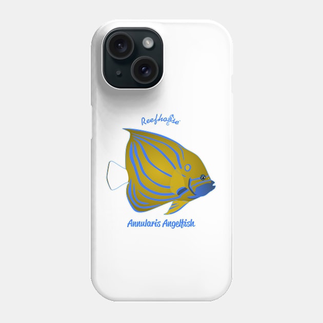 Annularis Angelfish Phone Case by Reefhorse