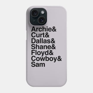 Boys of Death Island Ampersand Design (Dark Print) Phone Case