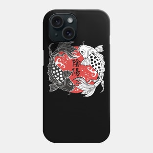 Koi Fish Yin and Yang Phone Case