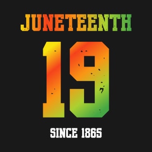 Juneteenth Cool Black History June 19 2024 Awesome Flag T-Shirt