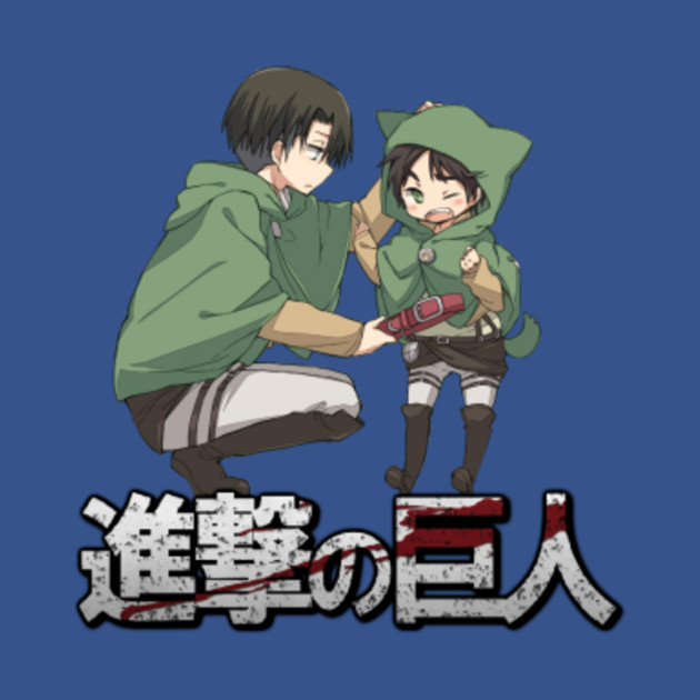 little eren big levi