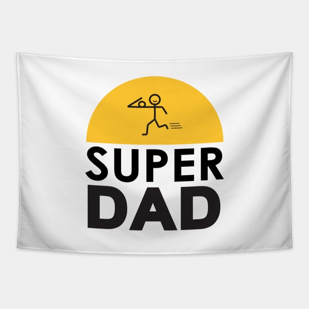 Super DAD - FATHER, DADDY, Holiday Fanny gifts Tapestry by sofiartmedia