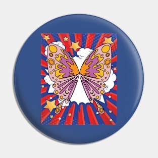 Beautiful Colorful Butterflies Pin