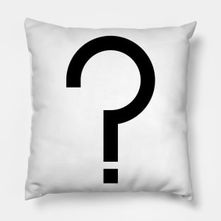 Mystery Tee (Black) Pillow