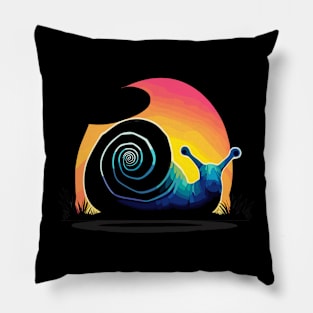 Snail Silhoutte Pillow