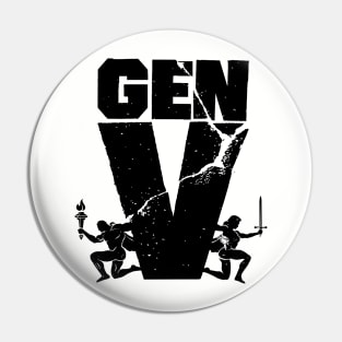 Gen V Fan Logo Black Pin