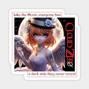 Cloud Zer0 Angel Girl Magnet