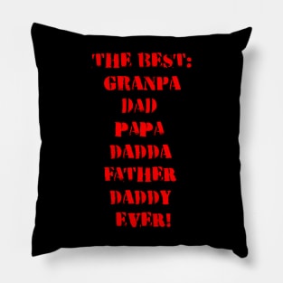 Daddy Fathers Day! Pillow