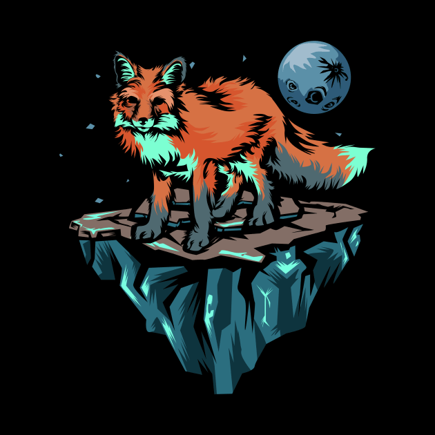 Fox |  Retro design for Fox Animal Lovers by WearthisWearthat