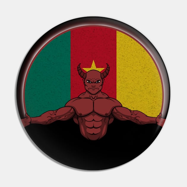 Devil Cameroon Pin by RampArt