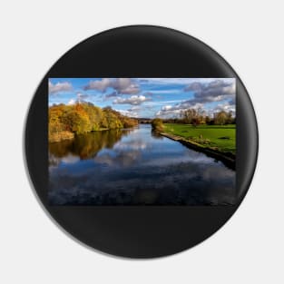 Reflections At Pangbourne Meadows Pin