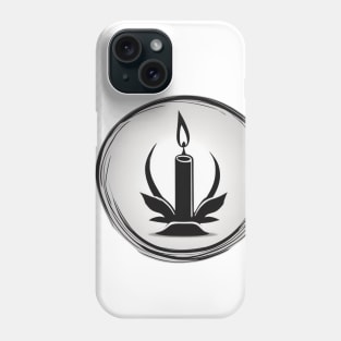 Serene Candlelight Emblem No. 614 Phone Case