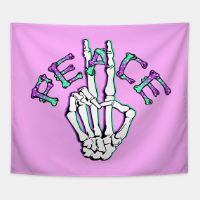 Skeletons Tapestries Teepublic