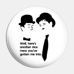 Laurel and Hardy Pin