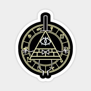 Bill Cipher neon Magnet