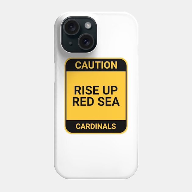 RISE UP RED SEA Phone Case by BURN444