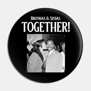 Martin Luther and Coretta Scott King Pin