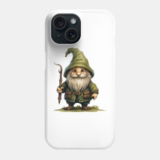 Whimsical Green Christmas Gnome Phone Case