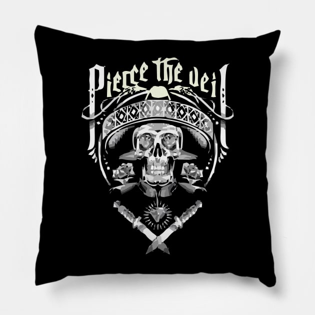 vintage - pierce the veil Pillow by ANIMALLL