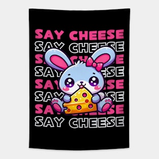 Say cheese mouse Tapestry