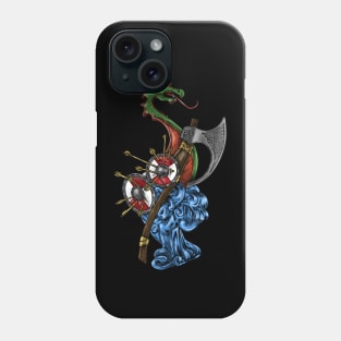 Sail the Seas like a Viking with Dragonship Longship Design Phone Case