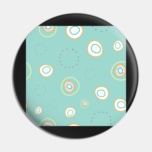 Bouncing Bubbles, circles floating randomly around Pin