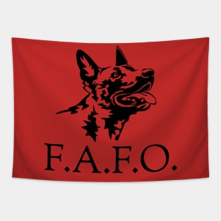 DUTCH SHEPHERD-FAFO Tapestry