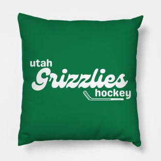 Modern Utah Grizzlies Hockey Pillow
